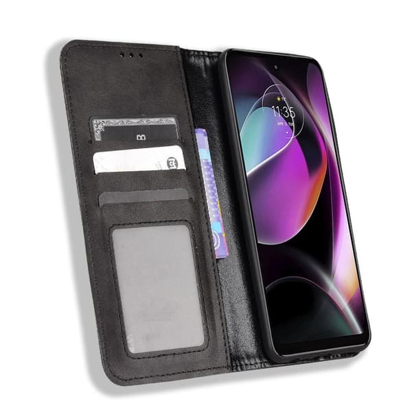 Motorola Moto G 5G 2022 Plånboksfodral - Svart