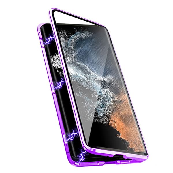 Samsung Galaxy S22 - Kraftfullt Dubbelt Magnetiskt Skal