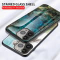 Miniatyrbild 2 av 8: Anti-Scratch Härdat Glas Skärmskydd iPhone 13 Pro - Svart Marble