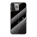 Miniatyrbild 1 av 8: Anti-Scratch Härdat Glas Skärmskydd iPhone 13 Pro - Svart Marble