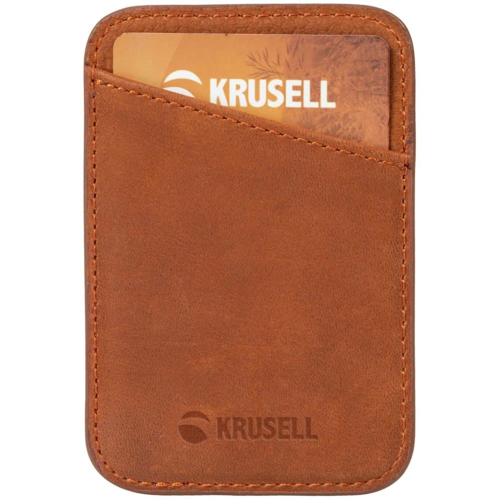 KRUSELL Magnetic Card Holder Cognac