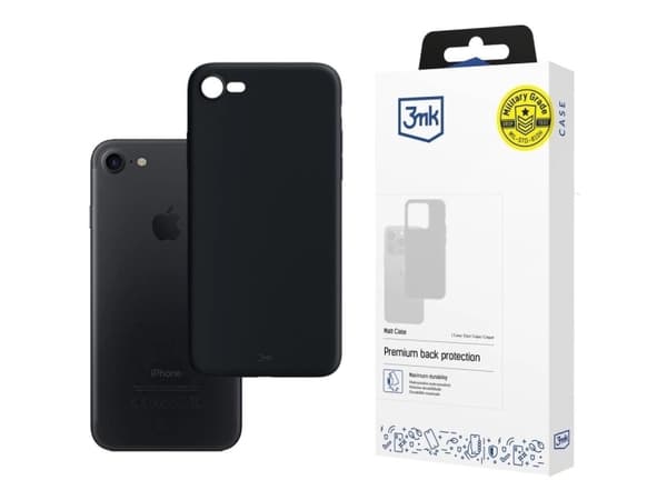 3MK 5903108291163, Omslag, Apple, iPhone SE 2022, iPhone SE 2020, iPhone 8, iPhone 7, 11,9 cm (4.7"), Svart