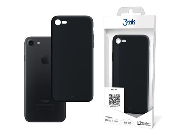 3MK 5903108291163, Omslag, Apple, iPhone SE 2022, iPhone SE 2020, iPhone 8, iPhone 7, 11,9 cm (4.7"), Svart
