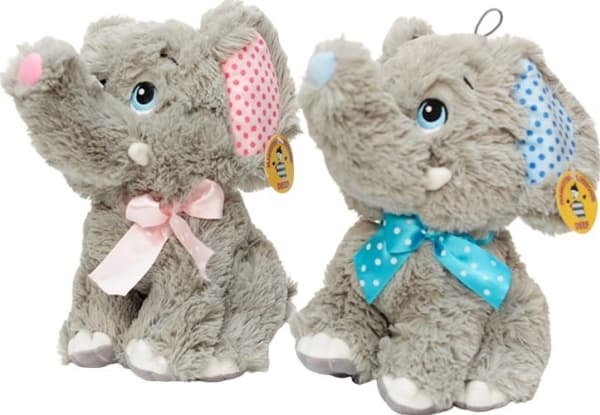 Stor babyelefantmaskot 03172 DEEF blandingspris for 1 stk