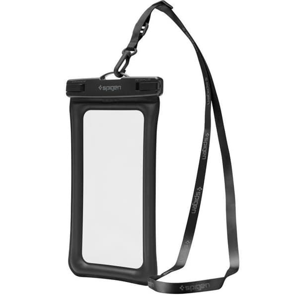 Spigen 2-Pack Universala Vattentät Mobilväskor A610 - Svart