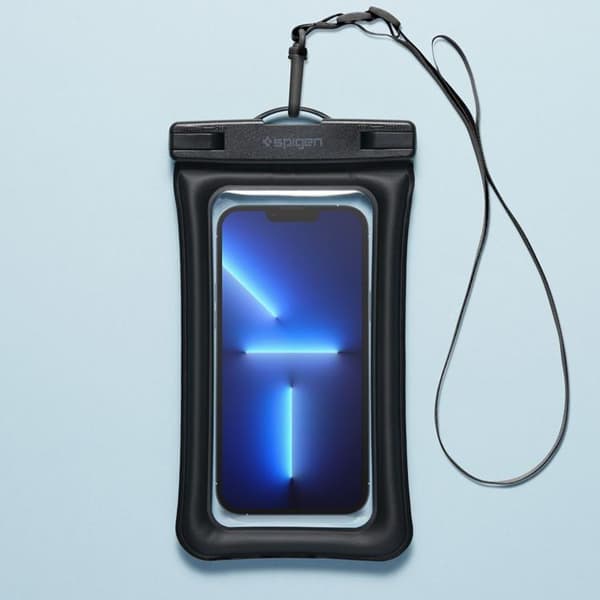 Spigen 2-Pack Universala Vattentät Mobilväskor A610 - Svart