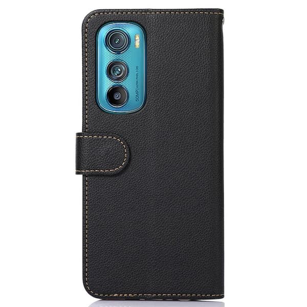 KHAZNEH puhelimen kansi Motorola Edge 30 5G - musta/punainen