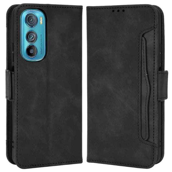 Wallet Stand Telefontaske til Motorola Edge 30 5G - Sort