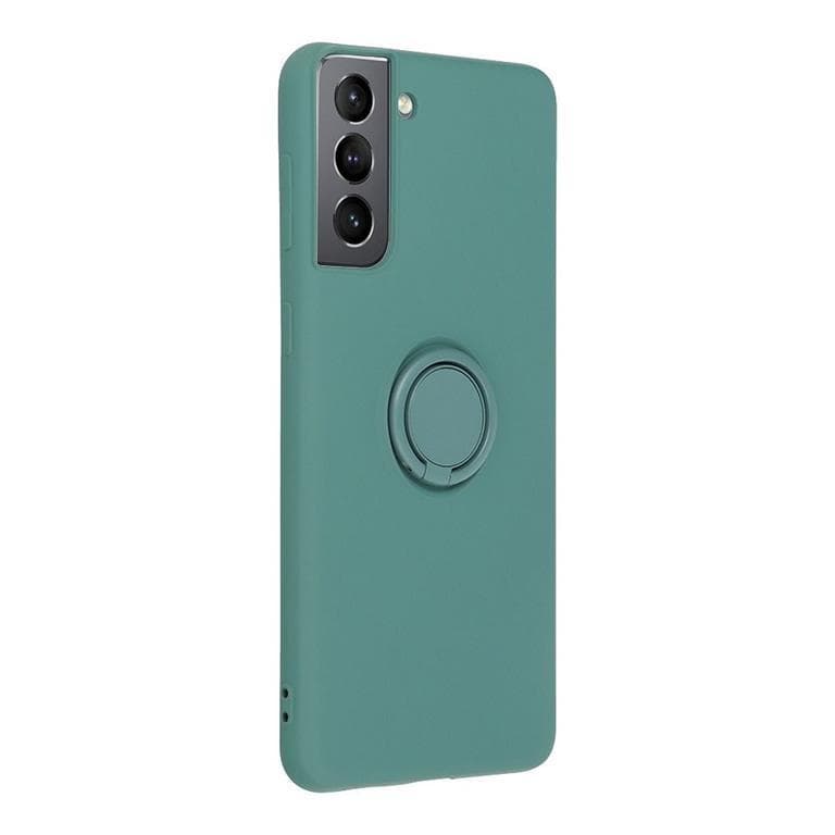 Forcell Galaxy A13 4G Skal Silikon Ring - Grön