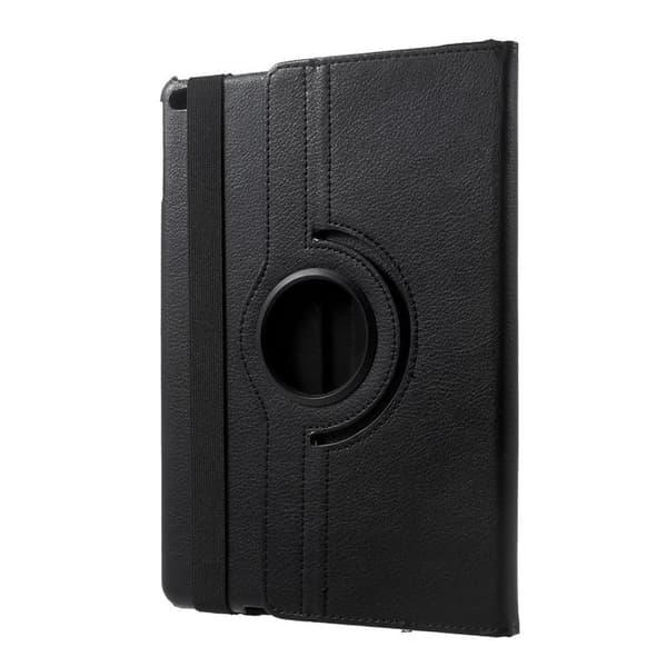 iPad 9.7 (2017/2018/Air/Air2) Fodral Litchi - Svart