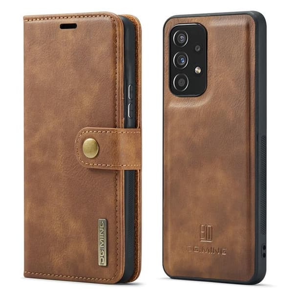 DG.MING Galaxy A53 5G Plånboksfodral Flip Detachable - Brun