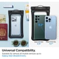 Miniatyrbild 6 av 10: Spigen Universala Vattentät Mobilväskor A610 - Svart