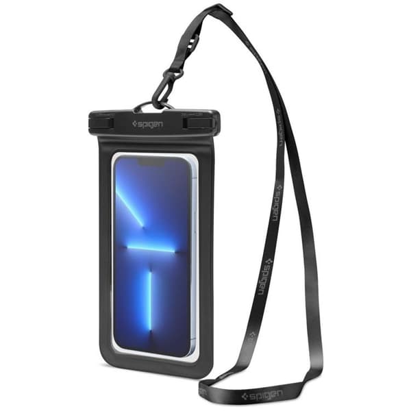 Spigen Universala Vattentät Mobilväskor A601 - Svart