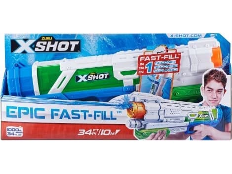 X-Shot Epic Nopeasti täytettävä vesipistooli (56221)