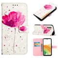 Miniatyrbillede 1 af 4: Plånboksfodral Samsung Galaxy A33 – Rosa Blomma