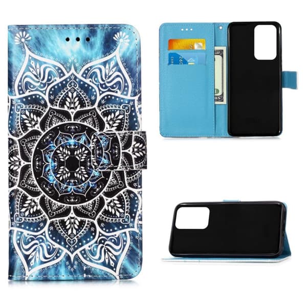 Plånboksfodral Samsung Galaxy A53 – Blå Mandala