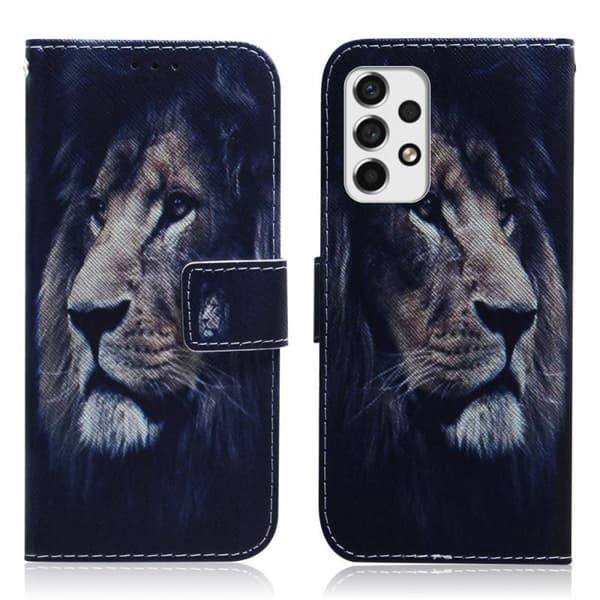 Plånboksfodral Samsung Galaxy A53 – Lejon