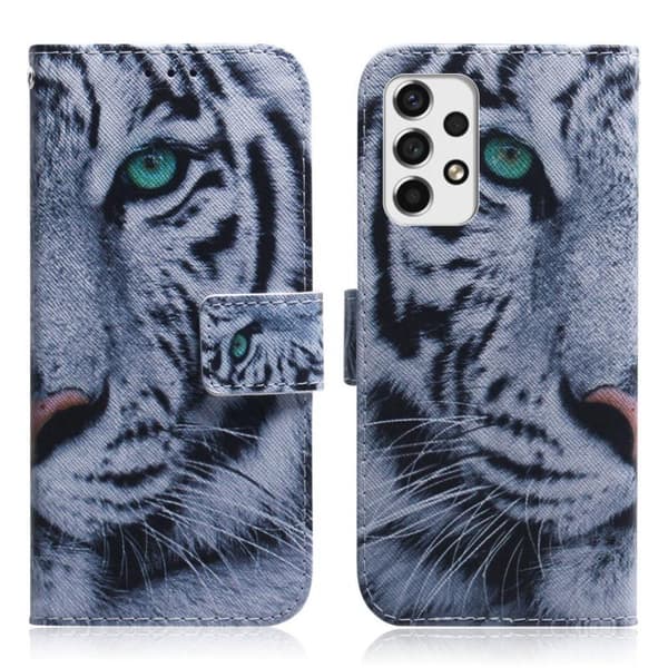 Plånboksfodral Samsung Galaxy A53 – Vit Tiger