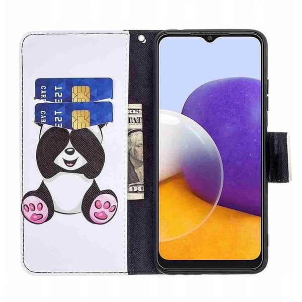 Lompakkokotelo Samsung Galaxy A03 - Panda