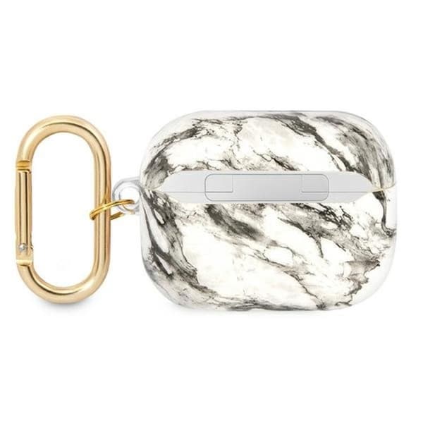 Guess Airpods Pro Skal Marble Strap Collection - Grå