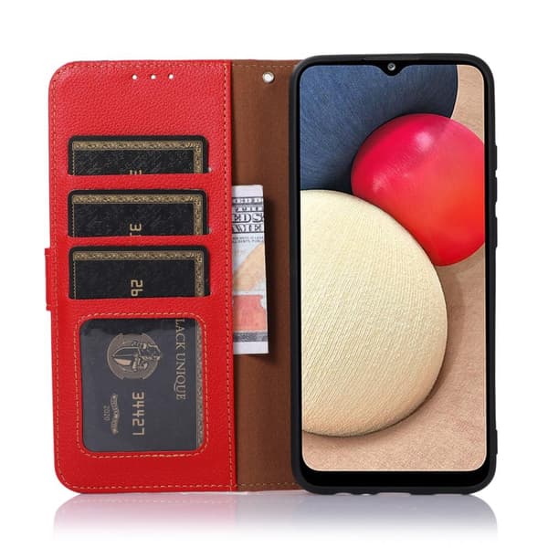 KHAZNEH Telefondæksel til Xiaomi Redmi 10C - Rød/Sort