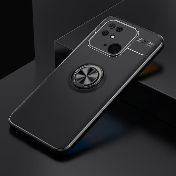 Redmi 10C TPU skal med Finger Ring - Svart