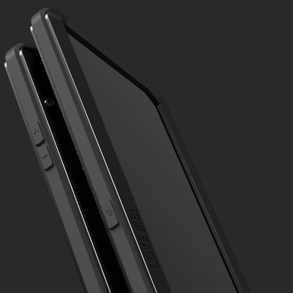 iPhone 13 LOVE MEI Kraftig stødsikker etui metal+silikone+hærdet glas