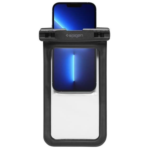 Spigen 2-Pack Universala Vattentät Mobilväskor A601 - Svart