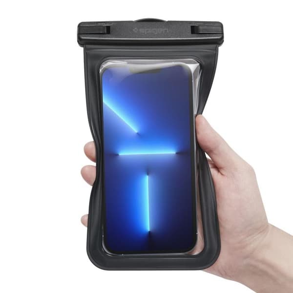 Spigen 2-Pack Universala Vattentät Mobilväskor A601 - Svart