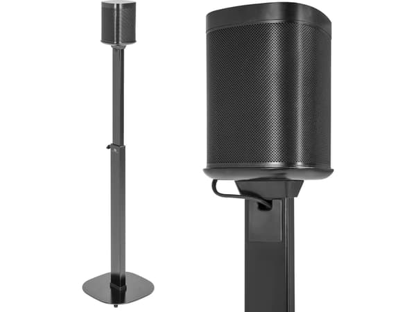 Maclean MC-940 høyttalergulvstativ kompatibel med Sonos® One, Sonos® One SL, maks. 10 kg