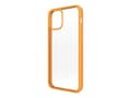 Miniatyrbild 2 av 5: PanzerGlass ClearCase - Limited Edition Orange - baksidesskydd för mobiltelefon - härdat glas, plastram - orange, klar - för Apple iPhone 12, 12 Pro