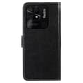 Miniatyrbillede 6 af 6: Til Xiaomi Redmi 10C Crazy Horse Texture Telefontaske