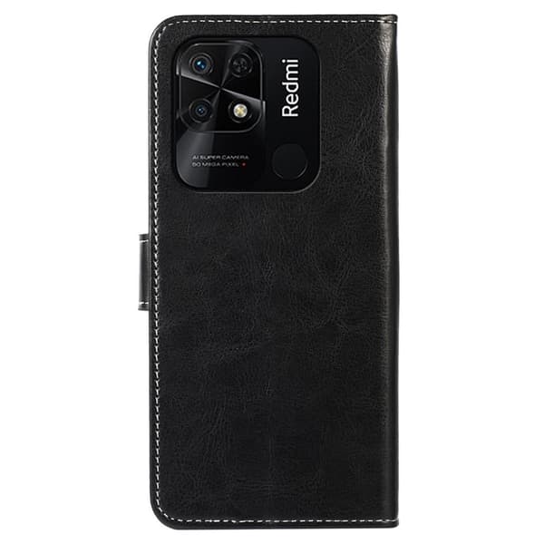 Til Xiaomi Redmi 10C Crazy Horse Texture Telefontaske