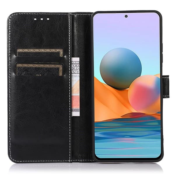 Til Xiaomi Redmi 10C Crazy Horse Texture Telefontaske