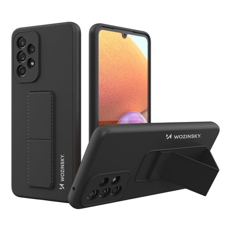 Wozinsky Galaxy A33 5G Skal Kickstand Silicone - Svart