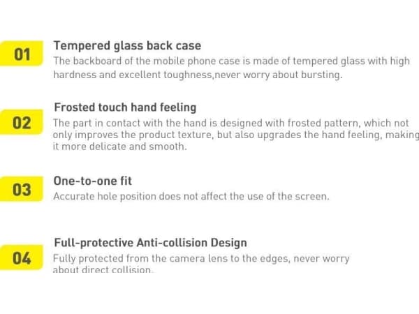 Baseus Frosted iPhone 13 Pro Max-deksel (gjennomsiktig) + herdet glassfilm + rengjøringspute