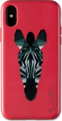Wilma Savanna Zebra iPhone X/Xs czerwony /red