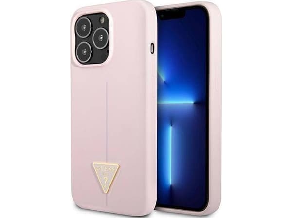 Dėklas Guess GUHCP13LSLTGU iPhone 13 Pro / 13 6,1 colio purpurinis / purpurinis kietas silikoninis ...