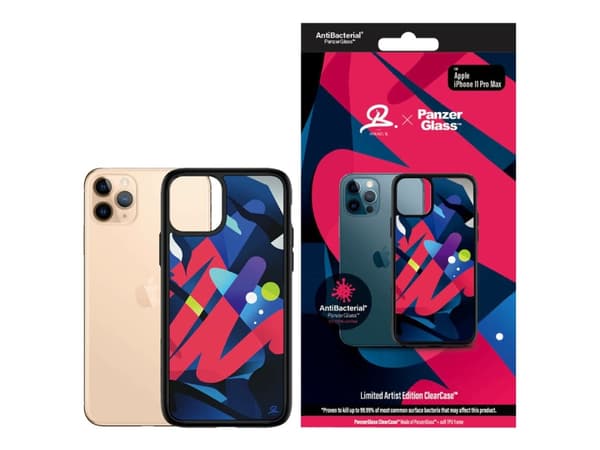 PanzerGlass ClearCase - Mikael B. Limited Artist Edition - baksidedeksel for mobiltelefon - polyethlen-tereftalat (PET), 100 % resirkulert termoplast