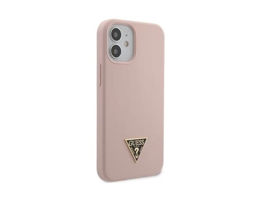 GUESS GUHCP12SLSTMLP, Etui, Apple, iPhone 12 Mini, 13,7 cm (5.4"), Rosa