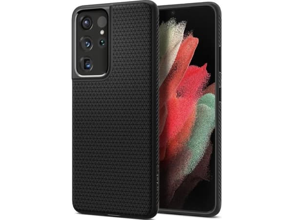Spigen ACS02350, Etui, Samsung, Galaxy S21 Ultra 5G, 17,3 cm (6.8"), Sort