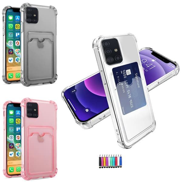 Samsung Galaxy A51 - Card Cover / Beskyttelse Transparent