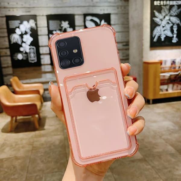 Samsung Galaxy A51 - Card Cover / Beskyttelse Transparent