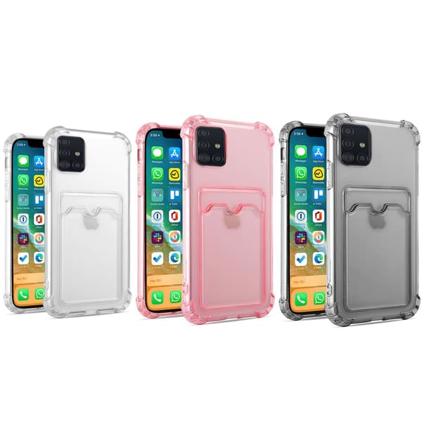 Samsung Galaxy A51 - Card Cover / Beskyttelse Transparent