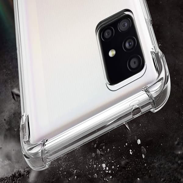 Samsung Galaxy A51 - Card Cover / Beskyttelse Transparent