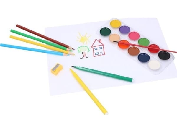 Topwrite Topwrite - Set of crayons, pens and paints 43 pcs.