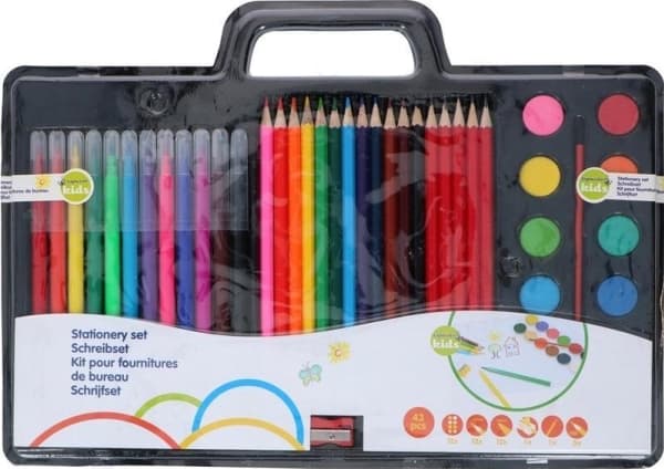 Topwrite Topwrite - Set of crayons, pens and paints 43 pcs.