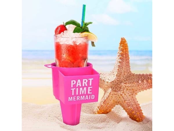 Cuisine Elegance - beach dryckeshållare HIT ! (rosa)