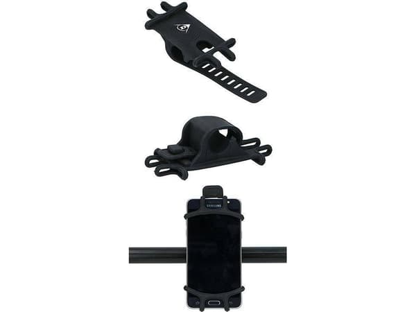 Dunlop - cykelhållare för telefon 10-15 cm (svart)