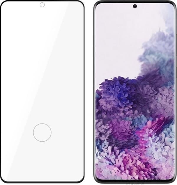 3MK Glass 3mk HardGlass Max linjalukija Samsung Galaxy S20 Musta universaali musta
